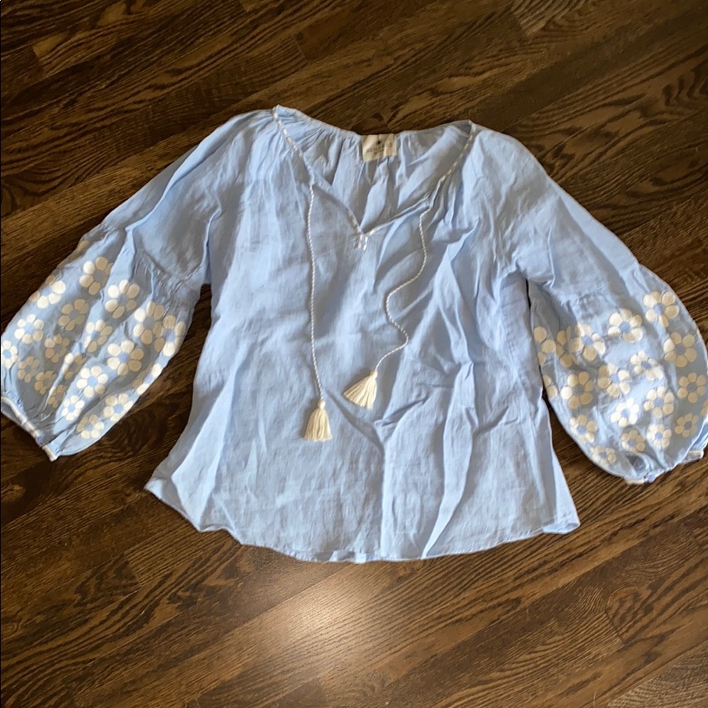 BENARAS Sienna Linen Blouse